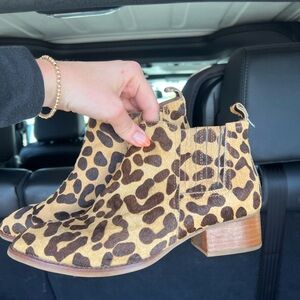 Jeffrey Campbell cheetah ankle booties